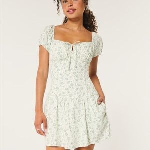 Hollister Sofia Drop Waist Mini Dress